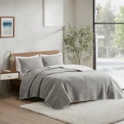 Kirkland's Home Bedspreads & Coverlets-Chevron Full/Queen 3-Pc. Coverlet Set