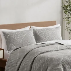 Kirkland's Home Bedspreads & Coverlets-Chevron Full/Queen 3-Pc. Coverlet Set