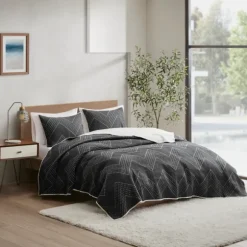 Kirkland's Home Bedspreads & Coverlets-Chevron Full/Queen 3-Pc. Coverlet Set