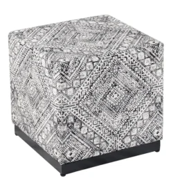 Kirkland's Home Benches & Ottomans-Chinle Velvet Cube Ottoman