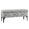 Kirkland's Home Benches & Ottomans-Chinle Velvet Storage Bench