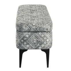 Kirkland's Home Benches & Ottomans-Chinle Velvet Storage Bench