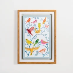 Kirkland's Home Framed Art-Chinoiserie Birds Framed Art Print