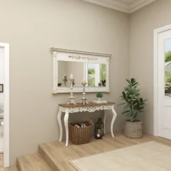 Kirkland's Home Candle Holders-Chipped Wood Pillar Candle Holders, Set Of 2