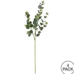 Kirkland's Home Stems & Bouquets-Cinerea Eucalyptus Leaf Stems, Set Of 4