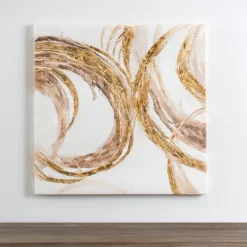 Kirkland's Home Canvas Art-Circle Abstract Canvas Art Print