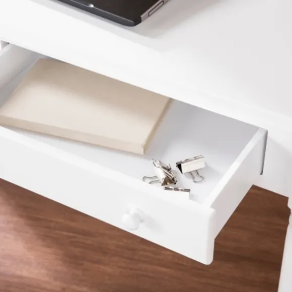 Kirkland's Home Office Furniture-Classic 2-Drawer Wood Desk