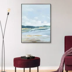 Kirkland's Home Canvas Art-Coastal Mountains Ii Framed Canvas Art Print