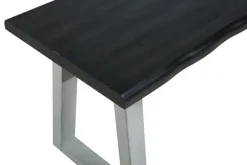 Kirkland's Home Benches & Ottomans-Collins And White Two-Tone Wood Bench