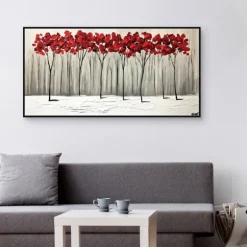 Kirkland's Home Framed Art-Collision Of Seasons Framed Canvas Art Print