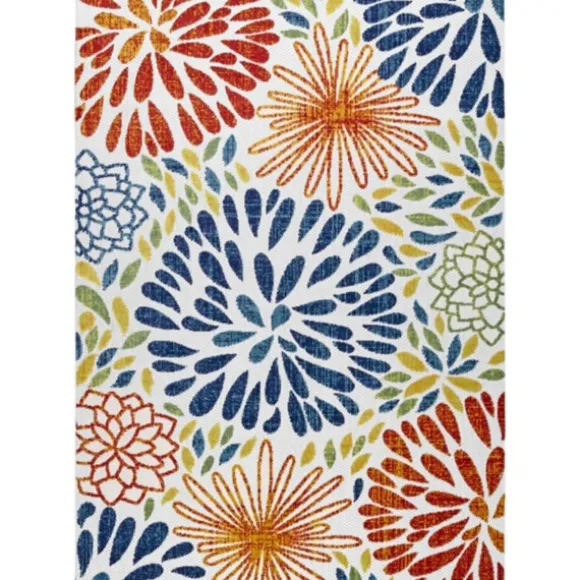 Kirkland's Home Outdoor Rugs-Color Burst Indoor/Outdoor Area Rug, 8X10