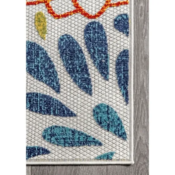 Kirkland's Home Outdoor Rugs-Color Burst Indoor/Outdoor Area Rug, 8X10