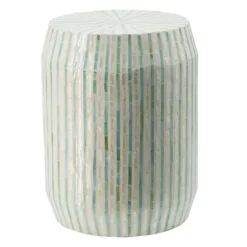 Kirkland's Home Accent & End Tables-Color Capiz Shell Accent Table