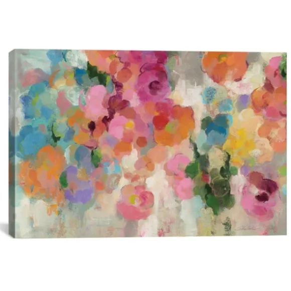 Kirkland's Home Canvas Art-Colorful Garden I Giclee Canvas Art Print, 40X26