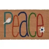Kirkland's Home Doormats-Colorful Peace Doormat