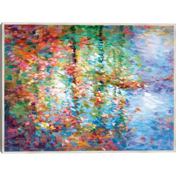 Kirkland's Home Canvas Art-Colorful Reflections I Framed Canvas Art Print