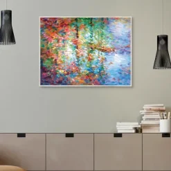 Kirkland's Home Canvas Art-Colorful Reflections I Framed Canvas Art Print