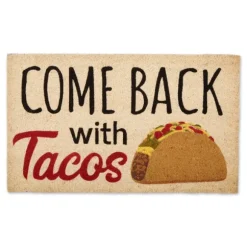 Kirkland's Home Doormats-Come Back With Tacos Doormat