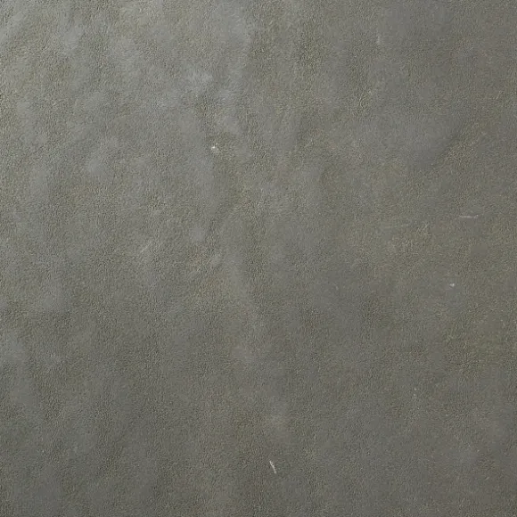 Kirkland's Home Accent & End Tables-Concrete Round Tray Top Side Table