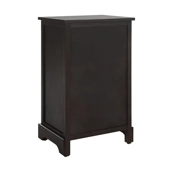 Kirkland's Home Accent & End Tables-Cora Accent Table With Woven Storage Baskets
