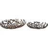 Kirkland's Home Decorative Trays-Coral Reef Oval Trays, Set Of 2