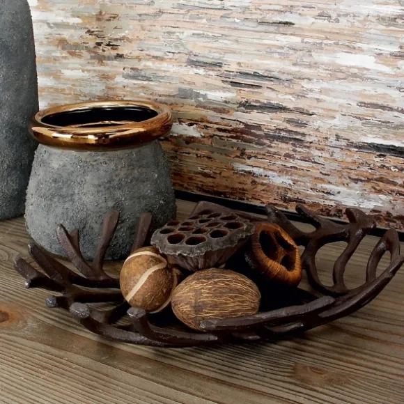 Kirkland's Home Decorative Trays-Coral Reef Oval Trays, Set Of 2