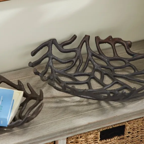 Kirkland's Home Decorative Trays-Coral Reef Oval Trays, Set Of 2