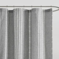 Kirkland's Home Shower Curtains-Cotton Jacquard Shower Curtain