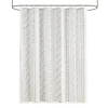Kirkland's Home Shower Curtains-Cotton Jacquard Shower Curtain