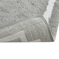 Kirkland's Home Bathroom Rugs-Cotton Tufted Bath Runner With Border