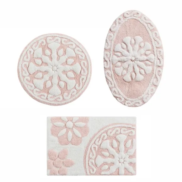 Kirkland's Home Bathroom Rugs-Cotton Tufted Medallion Bath Mat, 25 In.
