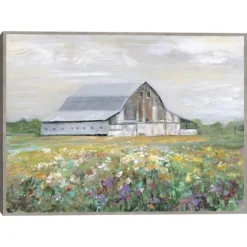 Kirkland's Home Canvas Art-Country Fields Framed Canvas Art Print