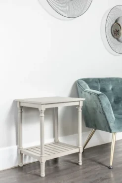 Kirkland's Home Accent & End Tables-Crate Shelf Side Table