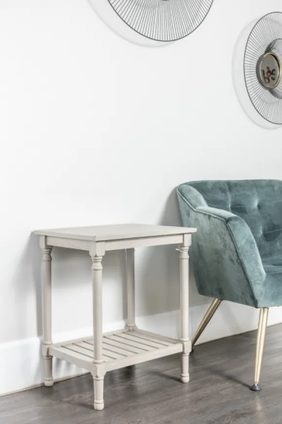 Kirkland's Home Accent & End Tables-Crate Shelf Side Table