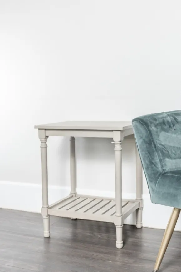 Kirkland's Home Accent & End Tables-Crate Shelf Side Table