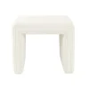 Kirkland's Home Benches & Ottomans-Cream Boucle Arch Ottoman