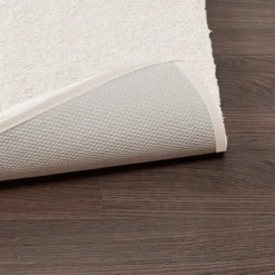 Kirkland's Home Bathroom Rugs-Cream High Pile Marshmallow Bath Mat, 30 In.