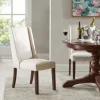 Kirkland's Home Dining Chairs-Cream Parson Dining Chairs, Set Of 2