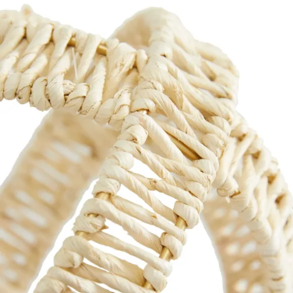 Kirkland's Home Decorative Accents-Cream Woven Decorative Orbs, Set Of 3