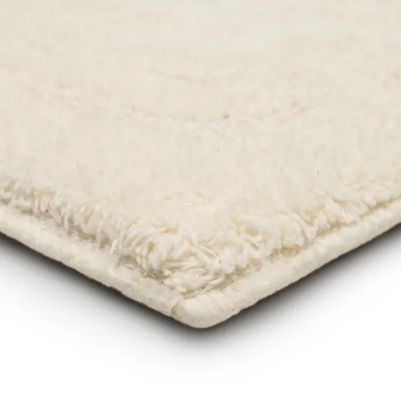 Kirkland's Home Bathroom Rugs-Creme Plush Reversible Cotton Bath Mat, 60 In.