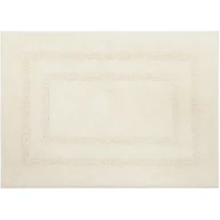 Kirkland's Home Bathroom Rugs-Creme Plush Reversible Cotton Bath Mat, 34 In.