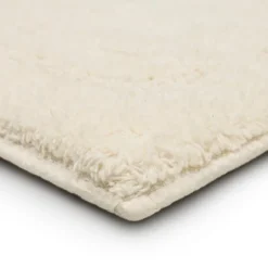 Kirkland's Home Bathroom Rugs-Creme Plush Reversible Cotton Bath Mat, 45 In.