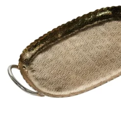 Kirkland's Home Decorative Trays-Crimped Edge 2-Pc. Decorative Tray Set