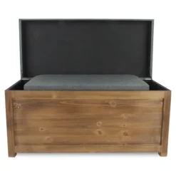 Kirkland's Home Benches & Ottomans-Cushioned Storage Benches, Set Of 2