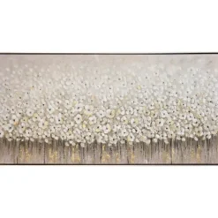 Kirkland's Home Canvas Art-Dancing Flowers Textured Canvas Art Print