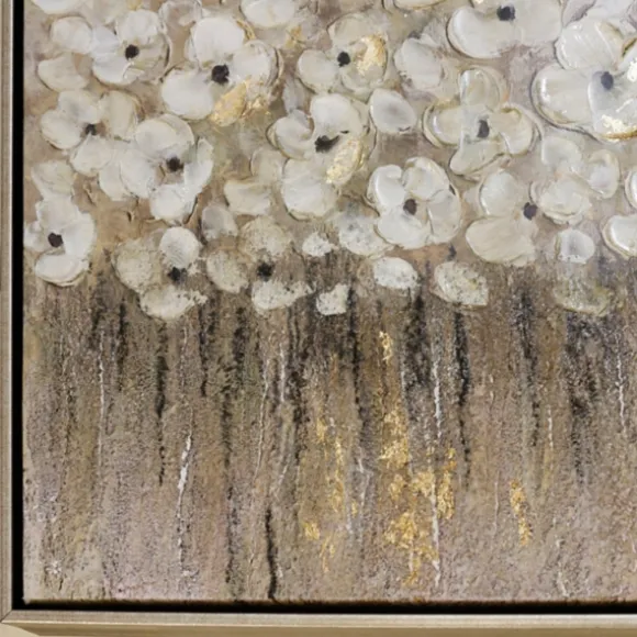 Kirkland's Home Canvas Art-Dancing Flowers Textured Canvas Art Print