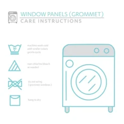 Kirkland's Home Curtains & Drapes-Dark Blackout Curtain Panel Set, 108 In.