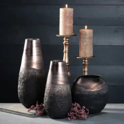 Kirkland's Home Vases-Dark Iridescent Glass Vase, 12 In.