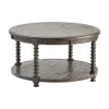 Kirkland's Home Coffee Tables-Dark Turned Legs Cofee Table