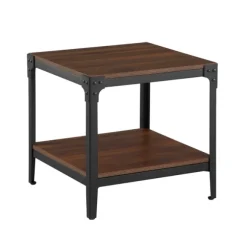 Kirkland's Home Accent & End Tables-Dark Walnut 2-Tier Accent Tables, Set Of 2